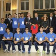 Wert recibe a la Selección española de hockey patines