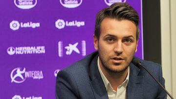 Fran Sánchez, director deportivo del Real Valladolid.