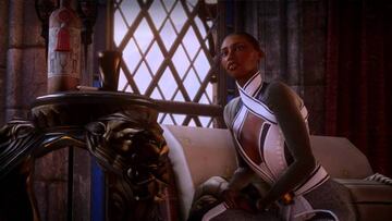 Vivienne, Primera Encantadora de Orlais y l¨ªder de los magos leales.
