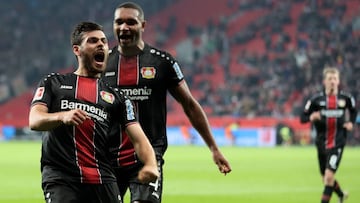 Un doblete de Volland acaba con la mala racha del Leverkusen