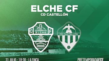 Elche-Castell¨®n, un derbi en pretemporada