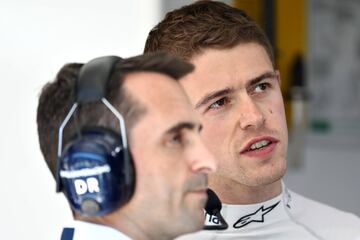 Paul di Resta antes de la clasificación.