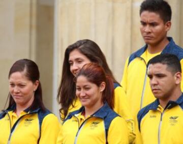 Delegación colombiana ya porta la bandera para Río 2016