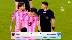 Messi nearly sent off in MLS opener after explosive clash with referee