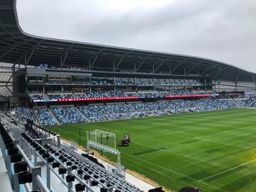 Minnesota United inaugurated their new stadium with a 3-3 draw against New York City FC with the stunning field amazing the fans.