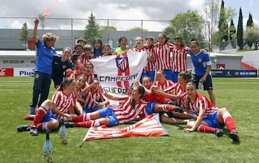 The Atlético Madrid girls win two all-boys leagues