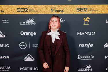 Carolina Iglesias, posando en la alfombra roja de los Premios Ondas 2025.
