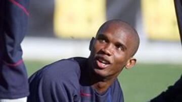 <b>FICHAJES. </B>El camerunés vería con buenos ojos la llegada de otro delantero.