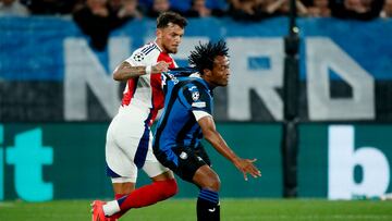 Juan Cuadrado debuta en Atalanta