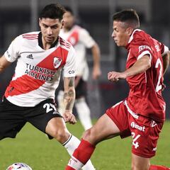 River reaccionó y alcanzó el empate ante Huracán
