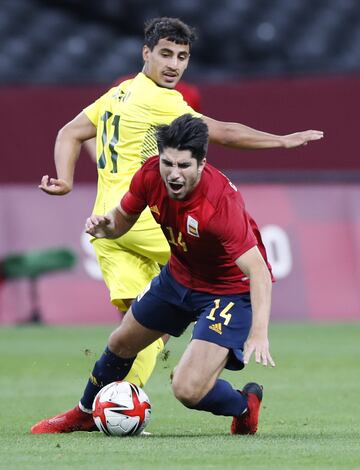 Caída de Carlos Soler. 