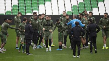 21/12/19 ENTRENAMIENTO DEL BETIS EN EL ESTADIO BENITO VILLAMARIN