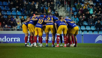 El Andorra es el mejor colista desde la temporada 2014-15