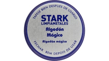 Algodn limpiametales mgico de Stark disponible en Amazon.