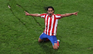 Falcao with Atleti