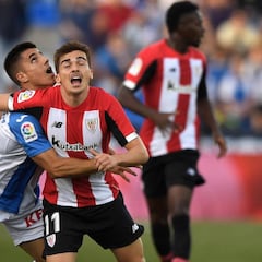 Bustinza cumple 100 partidos oficiales con el Leganés