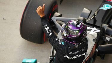 Lewis Hamilton en Sochi.