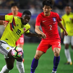 Corea del Sur 2 - 1 Colombia: Son hace doblete y Zapata descuenta