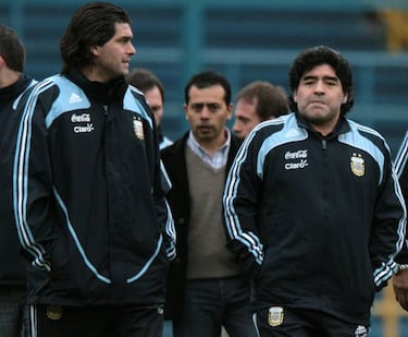 Maradona vuelve a acusar a Mancuso de fraude y lo culpa de no seguir como seleccionador