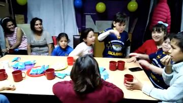 Así viven en un comedor social al lado de La Bombonera el Superclásico
