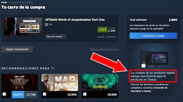 steam tienda digital valve compra alquiler licencia uso