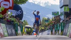 Alessandro De Marchi gana la segunta etapa del Tour de los Alpes.