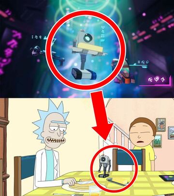 El robot del tercer teaser aparece en Rick y Morty