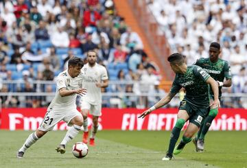 Zidane ha vuelto a confiar en Brahim para el partido frente al Betis, le ha alineado de inicio en cuatro de diez partidos. 