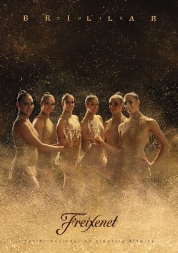 El equipo español de gimnasia rítmica protagoniza el anuncio de Freixenet