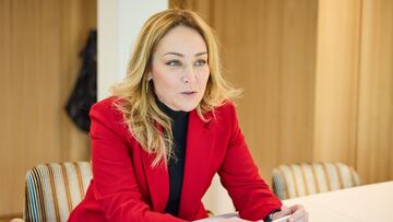 Marián Mouriño durante un momento de la entrevista concedida a AS.