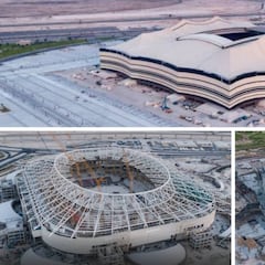 Tres estadios de Qatar 2022 en la fase final de construcción