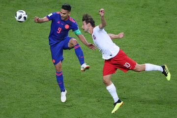 Falcao y Krychowiak.