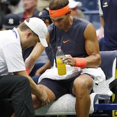 Resumen y resultado del Nadal - Del Potro (7-6 y 6-2): la rodilla frena a Nadal; Del Potro pasa