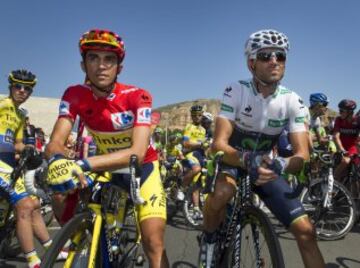 Alberto Contador y Alejandro Valverde.