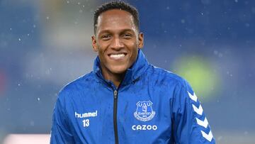 Yerry Mina, defensa del Everton, ha logrado subir su nivel y destacarse en las últimas tres fechas de Premier League, donde el equipo ha mejorado