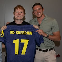 Conor Gallagher, anfitrión de Ed Sheeran en el Metropolitano: “Caballeros ingleses”