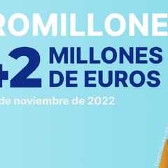Euromillones: comprobar los resultados del sorteo de hoy, martes 1 de noviembre