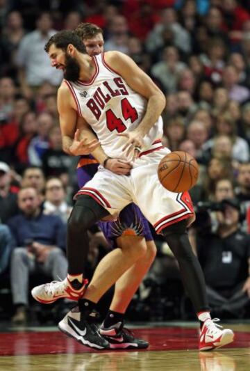 Mirza Teletovic y Nikola Mirotic.