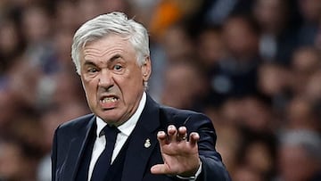 Ancelotti, entrenador del Real Madrid.