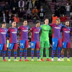 Aprobados y suspensos del Barça: Araújo, en el cielo; Busquets en el suelo