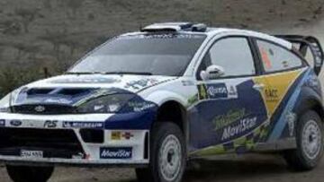 <b>RALLY DE MÉXICO. </b>El español Dani Solà con su Ford Focus va séptimo en la segunda jornada.