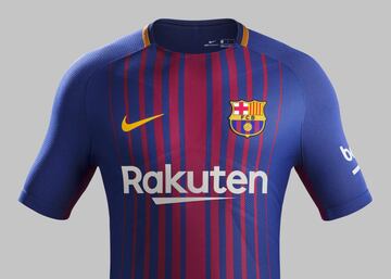 Close-up look at the new Barça 2017/18 LaLiga home kit