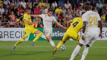 Bale, durante el Villarreal-Real Madrid.