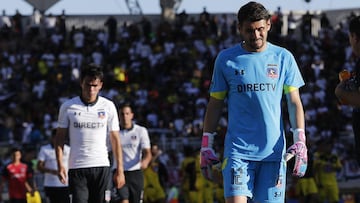 Paulo Garc&eacute;s vive el peor momento de su carrera en el arco de Colo Colo. 