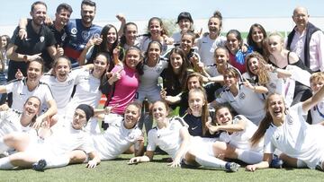 Jugadoras del Madrid CFF. 