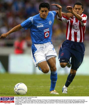 Fueron compañeros en la temporada 2003-2004 en Cruz Azul. 