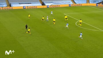 La calidad de De Bruyne en los dos goles del City al Dortmund
