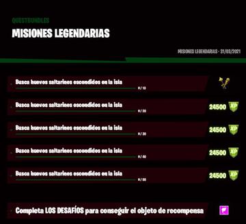 Fortnite Temporada 6: misi&oacute;n legendaria de la Semana 3