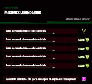 Fortnite Temporada 6: desafíos y misiones filtradas Semana 3