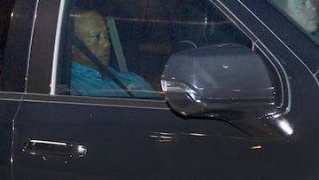 STUART, FLORIDA - MARCH 27: Tiger Woods is driven from the Martin County Jail after being arrested for driving under the influence after a car crash on March 27, 2026 in Stuart, Florida. The Martin County Sheriff's Office said that Woods and the other driver involved in the two-car crash in Jupiter Island, Florida, were not injured. Joe Raedle/Getty Images/AFP (Photo by JOE RAEDLE / GETTY IMAGES NORTH AMERICA / Getty Images via AFP)